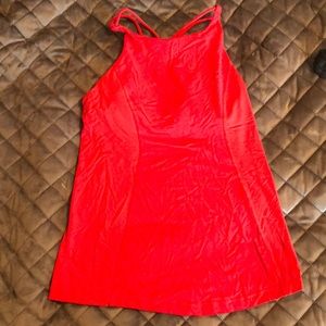 Lululemon Red Criss cross back Tank size 10